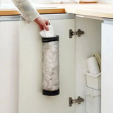 Boxtoday Home Grocery Bag Holder Wall Mounted Plastic Bag Holder Dispenser Hanging Storage Trash Garbage Bag Kitchen Garbage Organizer