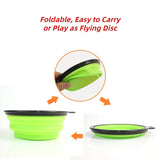 Boxtoday 1000ml Large Collapsible Dog Pet Folding Silicone Bowl Outdoor Travel Portable Puppy Food Container Feeder Dish Bowl