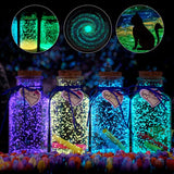 Boxtoday 50g Fluorescent luminous Particles DIY Party Decoration Pigment Bright Gravel Noctilucent Sand Glowing In The Dark Sand Powder