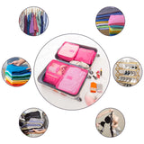 Boxtoday 6pcs Set Travel Suitcase Organizer Bags Luggage Packing Cubes For Travel Organizer Storage Shoe Clothes Luggage Organizer Bags