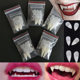 Boxtoday Halloween Decoration Vampire Teeth Fangs Dentures Props Halloween Cosplay Props False Fangs With Solid Glue Halloween Props