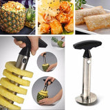 Boxtoday Pineapple Peeler Cutter Stainless Steel Convenient Spiral Pineapple Cutting Machine Fruit Peeling Corer Tool Kitchen Accessories