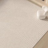 Boxtoday Cream Artistic Striped Carpet Luxury Beige Knot Rugs Line Decoration Living Room Carpets Comfortable Easy Clean Sofa Bedroom Rug