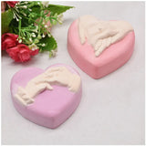 Boxtoday 3D Heart-shaped Silicone Mold DIY Love Symbol Art Candle Plaster Soap Resin Making Chocolate Cake Molds Valentine's Day Gift