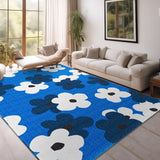 Boxtoday Bright Flowers Decoration Living Room Carpet Cloakroom Bedroom Bedside Soft Mat Printed Coffee Tables Plush Rug Ковер Tapis 러그