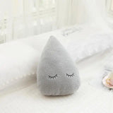 Boxtoday New Stuffed Cloud Moon Star Raindrop Plush Pillow Soft Cushion Toys For Children Baby Kids Girl Christmas Gift Room Car Decor