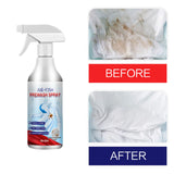 Boxtoday Clothes Stain Remover Clothing Oil Dirt Clean Clothes Decontamination Shoes Socks Yellow Cleaning Fabric Stains Cleaner Liquid