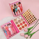 Boxtoday 117 Colors Elite Women Matte Eye Shadow Palette Book Glitter Highlight Blusher Eyeshadow Professional Makeup for Eyes