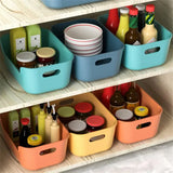 Boxtoday Multifunction Storage Basket Fall Resistance High Capacity Heighten Storage Household Big Exposure Grocery Basket Non-slip