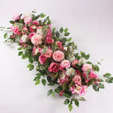 Boxtoday 50/100cm DIY Wedding Flower Wall Decoration Arrangement Supplies Silk Peonies Rose Artificial Floral Row Decor Wed Arch Backdrop