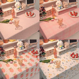 Boxtoday Ins Korean Plaid Tablecloth Jacquard Fabric Desk Table Cloth Mat Background Cloth Home Decoration Nordic Modern Table Livingroom