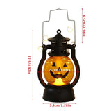 Boxtoday Halloween LED Hanging Pumpkin Lantern Light Ghost Lamp Candle Light Retro Halloween Party Home Decoration