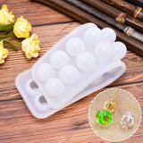 Boxtoday Sphere Resin Mold, 20 Beads Silicone Mold, Crystal Ball Epoxy Casting Mold, Jewelry Making Mold for DIY Pendant Necklace Earring