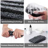 Boxtoday 1pc Back Scrubber Smooth Rub Washcloth Skin Shower Scrubber Exfoliating Bath Towel Body Cleaning Massage Bathing Accessories