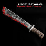 Boxtoday Halloween Horror Props Blood Fake Ax Saws Knife Headband for Halloween Party Masquerade Mischief Props Decoration