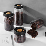 Boxtoday Vacuum Sealed Jug Coffee Beans Glass Airtight Canister Food Grains Candy Keep Fresh Storage Jar Kitchen Accessories