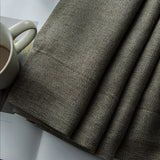 Boxtoday Ins Cotton Linen Full Blackout Living Room Curtain Light Luxury Thick Study Curtains Sunscreen Heat Insulation Bedroom Drapes