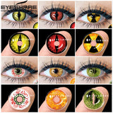 Boxtoday Color Contact Lenses Year Color Lens Eyes Cosplay Anime Accessories Cosmetics Colored Contacts 2pcs Eye Contacts Contact Lenses