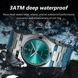 Boxtoday Luxury Quartz Man Wristwatch Sport Men Watches Waterproof Luminous Date Week Stainless Steel Men's Watch Male Reloj+box