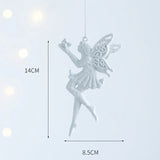 Boxtoday Acrylic Pendant Intricate Glitter Bow Hangings Elegant Snowflake for Window