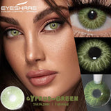 Boxtoday 1 Pair Colorful Contact Lenses for Eyes Fashion Blue Eye Lenses Green Lenses Gray Eye Contacts Yearly Lens Eye Contact