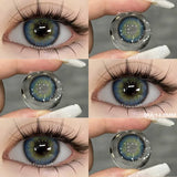 Boxtoday 1pair Colored Pupils for Eyes Green Eye Color Lenses Brown Natural Blue Eye Lenses High Quality Gray Lenses Soft Pupils