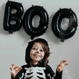 Boxtoday 3pcs 16inch Black Purple Halloween Boo Letter Balloons Halloween Party Background Decoration Event Party Supplies Kids Toy