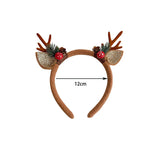 Boxtoday 1Pc Cute Deer Horn Hair Band Children's Christmas Headwear Autumn and Winter Plush Headband Hair Clip Women's Patry Accessories