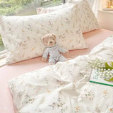Boxtoday Ins Pink Flowers Bedding Set Flat Bed Sheet Pillowcase Twin Full Queen Size Nordic Bed Linen Women Girls Floral Duvet Cover Set