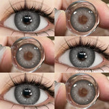 Boxtoday 1pair Colored Pupils for Eyes Green Eye Color Lenses Brown Natural Blue Eye Lenses High Quality Gray Lenses Soft Pupils