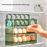 Boxtoday Egg Storage Box Side Door of Refrigerator Storage Organizer Kitchen Reversible Special Egg Storage Tray Kitchen Accessories