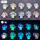 Boxtoday 10g Luminous Sequins DIY Epoxy Resin Filling Mixed With Shell Concave Plum Snowflake Circular Beads Jewelry Resin Crafts Making