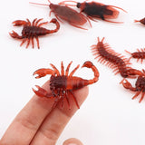 Boxtoday 12pc Funny Fake Cockroach Halloween Party Decoration Trick Props Artificial Roach Bug Party Supplies Kids Favor Party Decoration