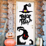 Boxtoday Halloween decoration room door stickers window decor skeleton hand pumpkin DIY devil witch hat glass window stickers ghost