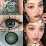 Boxtoday Natural Colored Contact Lenses for Eyes 1pair New Contact Lenses Blue Colorful Lenses Green Lenses Fashion Colored Lens