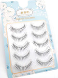 Boxtoday Korean U-shaped False Eyelashes Zhang Yuanying False Eyelashes Natural Wispy Soft V Shaped Lash Extension Comic Eye Clear Band