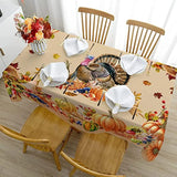 Boxtoday Tablecloth For Thanksgiving Party Waterproof Oilproof Tablecloth Household Rectangular Tablecloth Kitchen Dining Table Decor