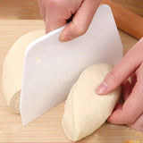 Boxtoday Multipurpose Dough Cutter Bowl Scraper for Bread Dough Fondant Cake Cream Spatula DIY Pastry Cutters Scrapers Kitchen Baking Kit