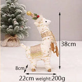 Boxtoday 48cm -75cm Printed Fabric Plush Scalable Snowman Doll Christmas Family Party Decorative Ornaments Happy 2024 New Year