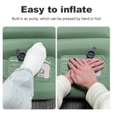 Boxtoday Ultralight Self-inflating Air Mattress Thicken Sleeping Pad Splicing Inflatable Bed Beach Picnic Mat Camping Tent Air Cushion