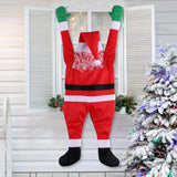 Boxtoday Santa Claus Climbing Wall Decoration Hanging Clothes Christmas Ornaments For Indoor Outdoor Garden Home Decor Navidad Xmas