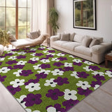 Boxtoday Bright Flowers Decoration Living Room Carpet Cloakroom Bedroom Bedside Soft Mat Printed Coffee Tables Plush Rug Ковер Tapis 러그