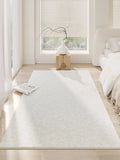 Boxtoday Simple Cream Style Bedroom Carpet Modern Striped Living Room Carpets Waterproof Non-slip Study Rug Machine Washable Closet Rugs