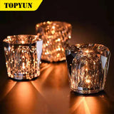 Boxtoday New crystal lamp creative diamond LED rechargeable table lamp bar table lamp atmosphere bedroom bedside atmosphere lamp