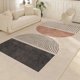 Boxtoday Modern Geometric Living Room Decoration Carpet, Bedroom, Bedside, Soft, Non-Slip, Leisure, Study, Cloakroom, Large Area Rug