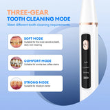 Boxtoday Ultrasonic Dental Scaler Oral Care Tartar Removal Calculus Remover Tooth Stain Cleaner LED Light Tooth Whitening Tools Household