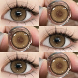 Boxtoday 1pair New Color Contact Lenses for Eyes Natural Blue Eye Lenses Purple Lenses Gray Eye Contacts Brown Eye Lens Yearly