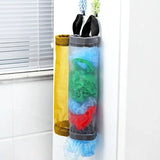 Boxtoday Home Grocery Bag Holder Wall Mounted Plastic Bag Holder Dispenser Hanging Storage Trash Garbage Bag Kitchen Garbage Organizer