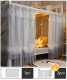 Boxtoday Bunk bed Gauze curtain Bed curtain mosquito net tent bedroom Student bed Blocking privacy blackout window