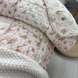 Boxtoday Patchwork Cotton Bed Quilt 1PC Bedspread on the Bed CHAUSUB Coverlet for Summer Twin 150*200 Sofa Cover Floral Quilted Blanket